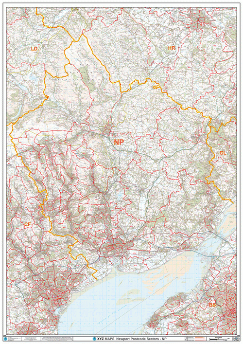 Newport Postcode Map