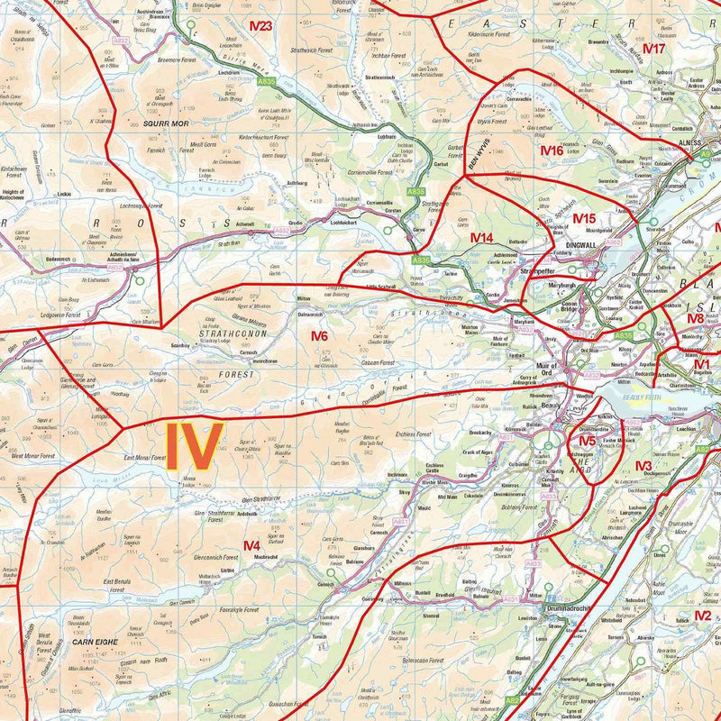 Northern Scotland Postcode District Map (D6) – Map Logic