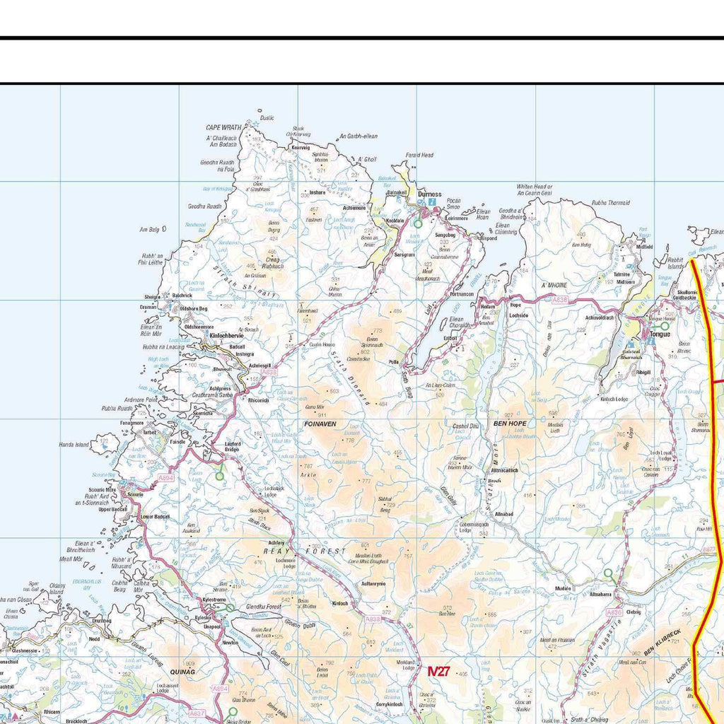 Northern Scotland Postcode District Map (D6) – Map Logic