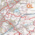 OL Postcode Map