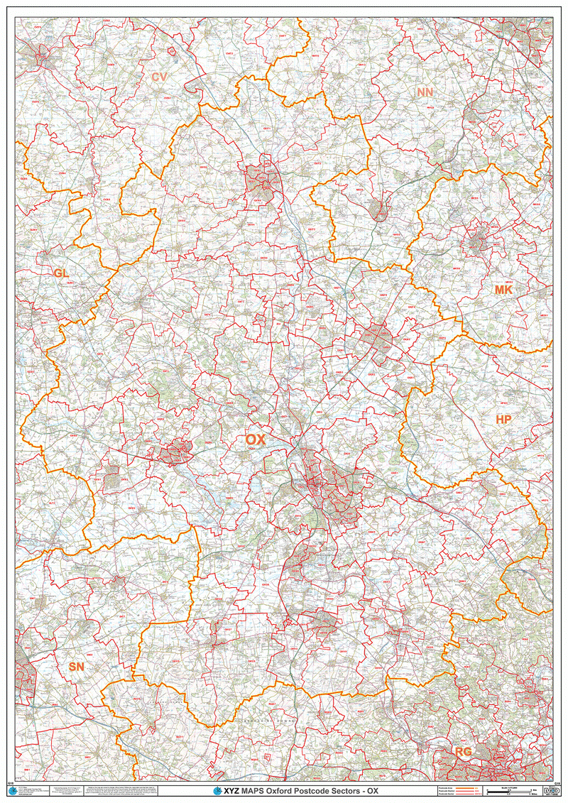 Oxford Postcode Map