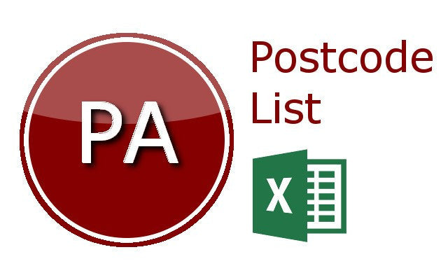 Paisley Postcode Lists