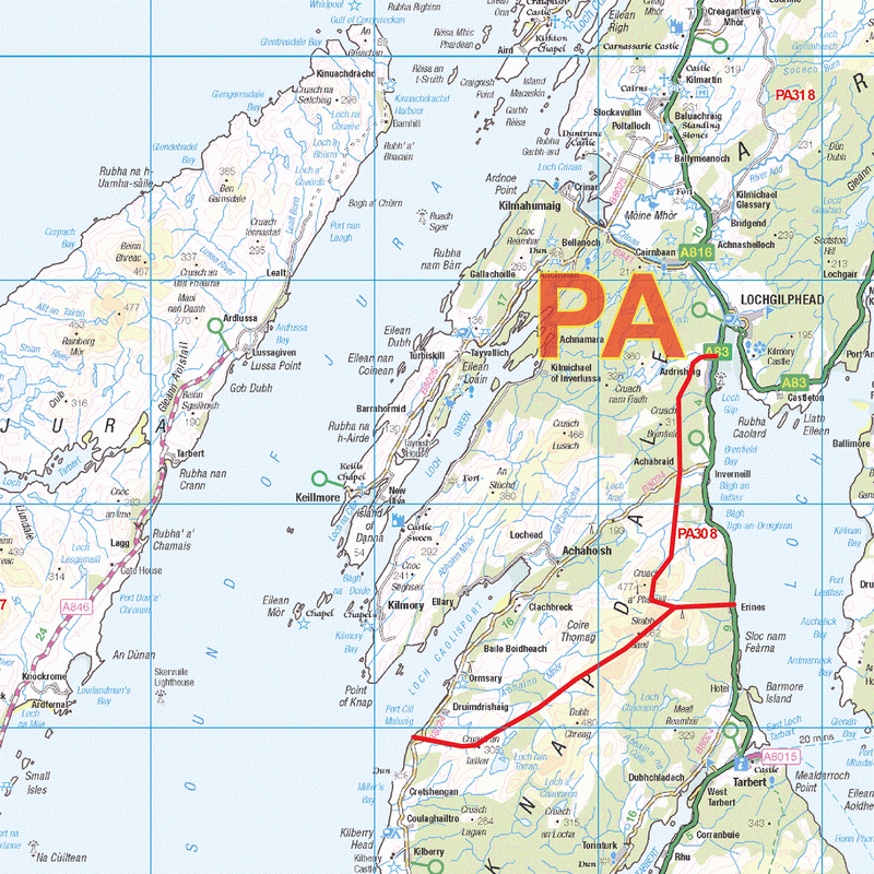 Paisley Postcode Map (PA) Map Logic