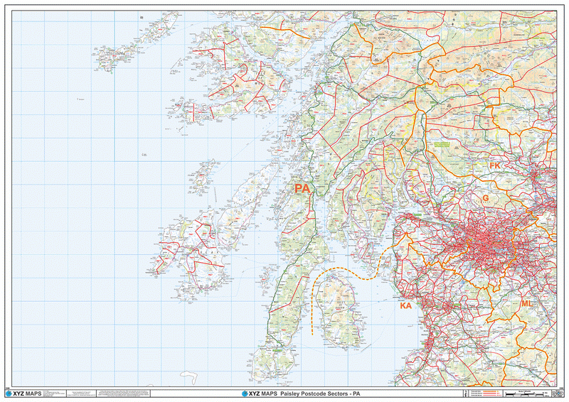 Paisley Postcode Map