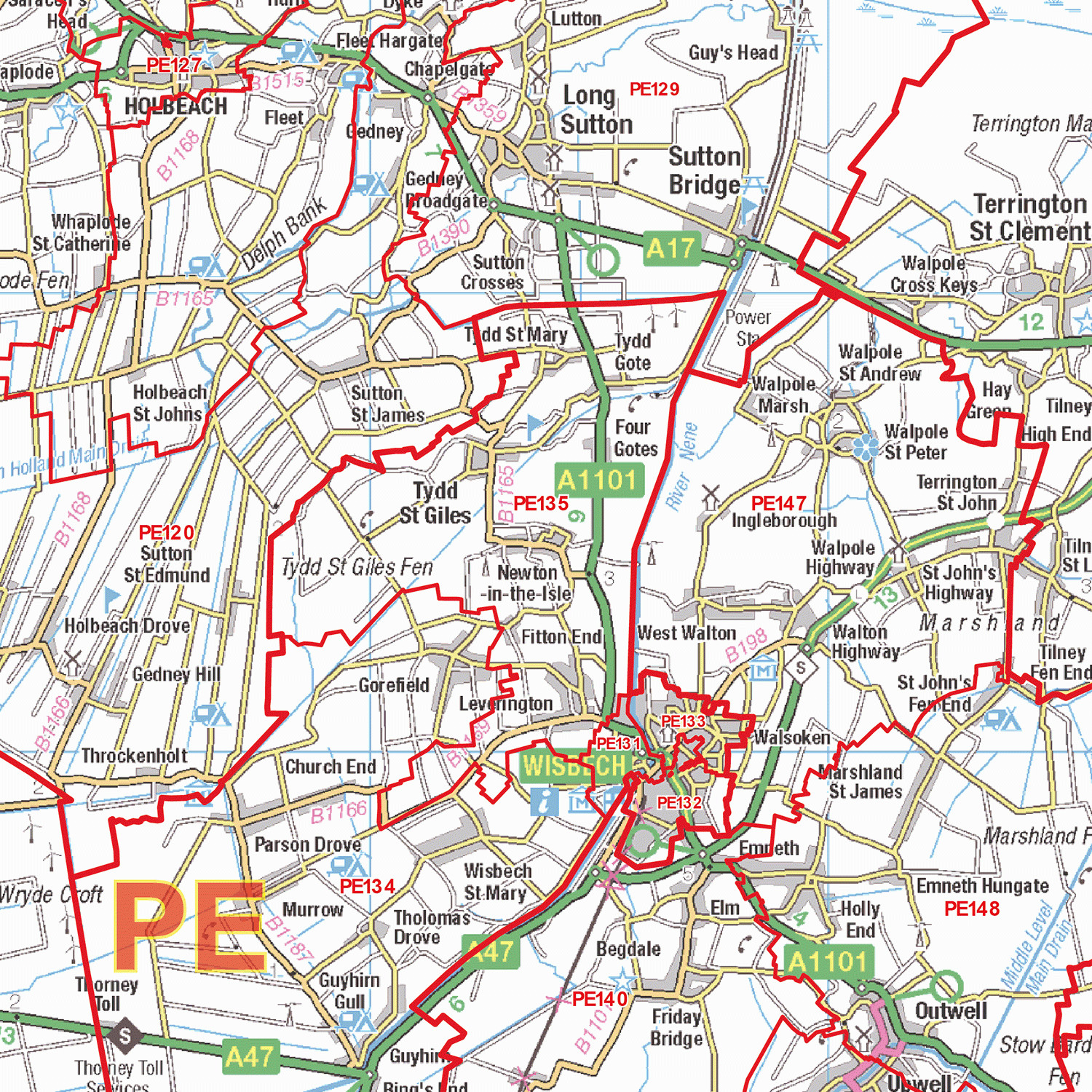 Pe32 Postcode Peterborough Postcode Map (PE) – Map Logic