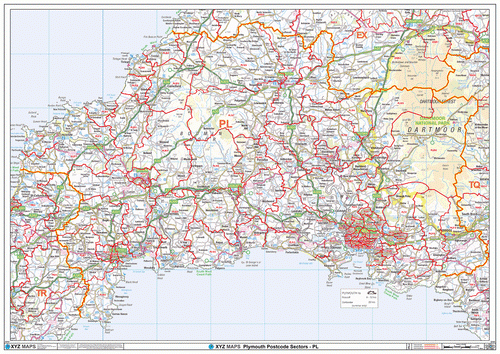 Pl14 Postcode Map Plymouth Postcode Maps for the PL Postcode Area | Map Logic