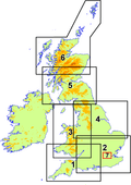 Incidence of GB Postcode map sheets