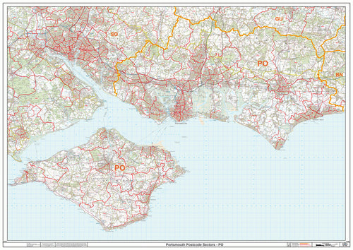 Portsmouth Postcode Maps for the PO Postcode Area | Map Logic