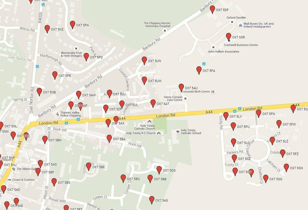 Pin Point Ws Postcode On Map Postcode Locations with Latitude Longitude for Geocoding – Map Logic