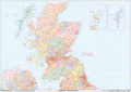 Scotland Postcode Map Sheet