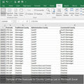 Postcode to County Lookup List in Excel