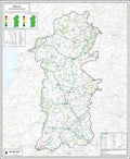 Map of Powys County