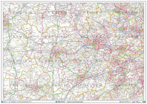 RG Postcode Map PDF or GIF Download