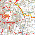 RM Postcode Map