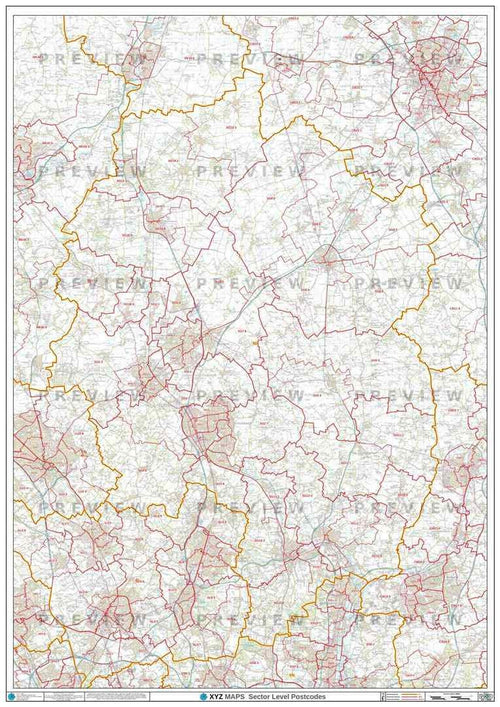 Stevenage Postcode Maps for the SG Postcode Area | Map Logic