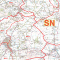 SN Postcode Map
