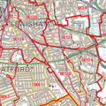 SE Postcode Area Map Detail