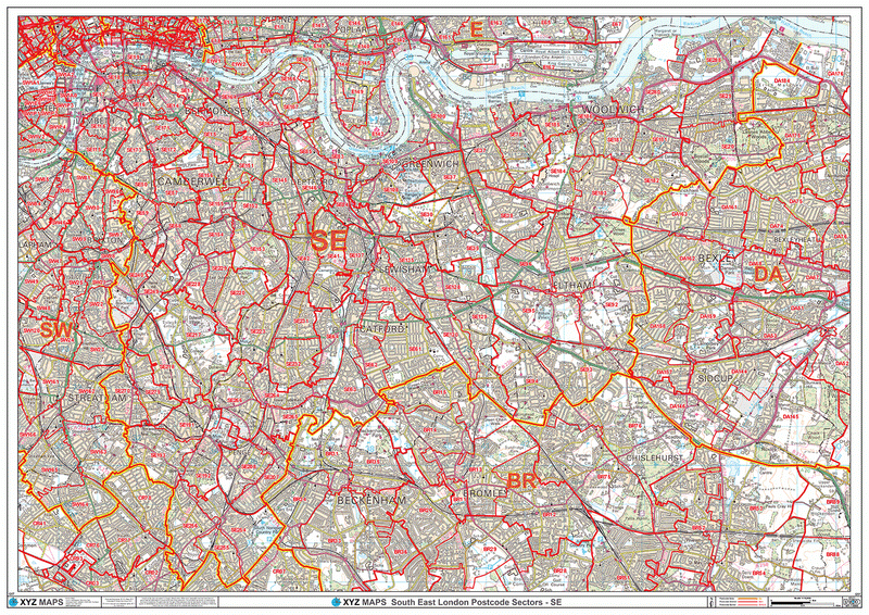 Se26 Postcode SE Postcode Area Map – Map Logic