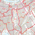 SW Postcode Area Map Detail