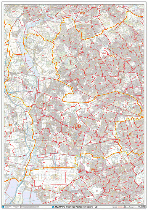 Southall Postcode Map
