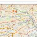 Northern Edge of the Southern Scotland Postcode District Map