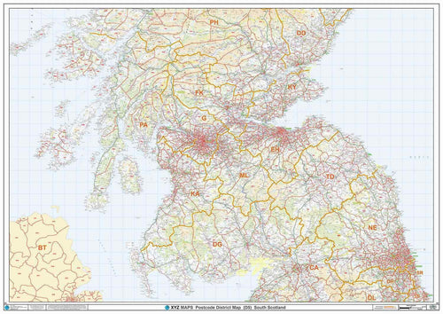 Edinburgh Postcode Maps for the EH Postcode Area | Map Logic