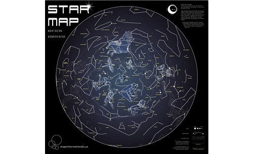 Glow in the Dark Star Map