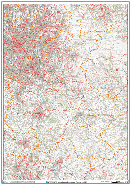 Stockport Postcode Map