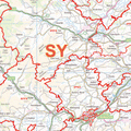 SY Postcode Map