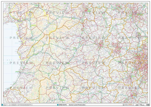 SY Postcode Map PDF or GIF Download