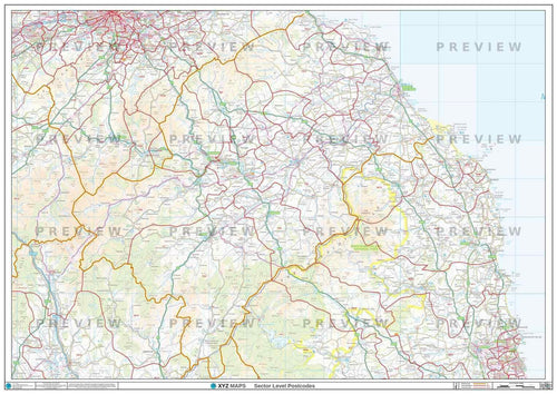 TD Postcode Map PDF or GIF Download