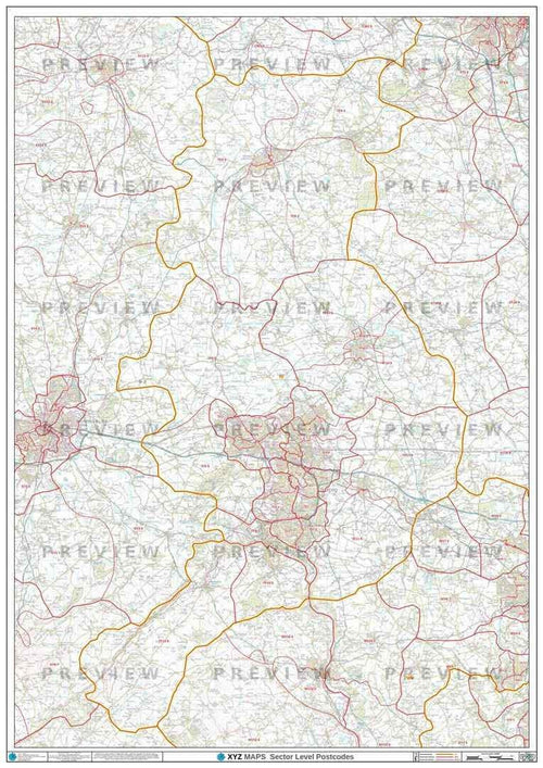 Tf10 Postcode Map Telford Postcode Maps for the TF Postcode Area | Map Logic – Tagged ...