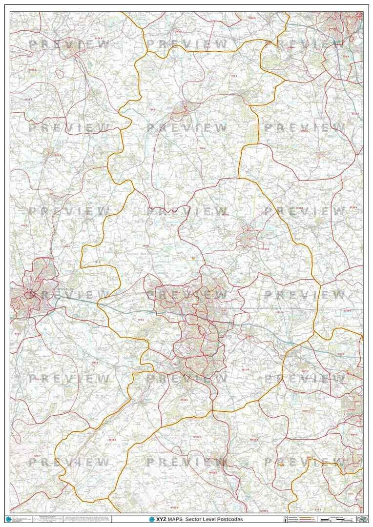 Morrison Telford Postcode TF Postcode Map for the Telford Postcode Area GIF or PDF Download – Map ...