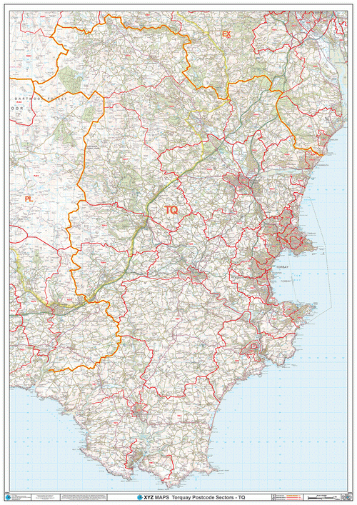Torquay Postcode Map