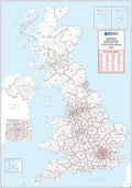 Map of UK Postcode Areas