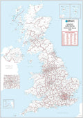 Map of UK Postcode Areas