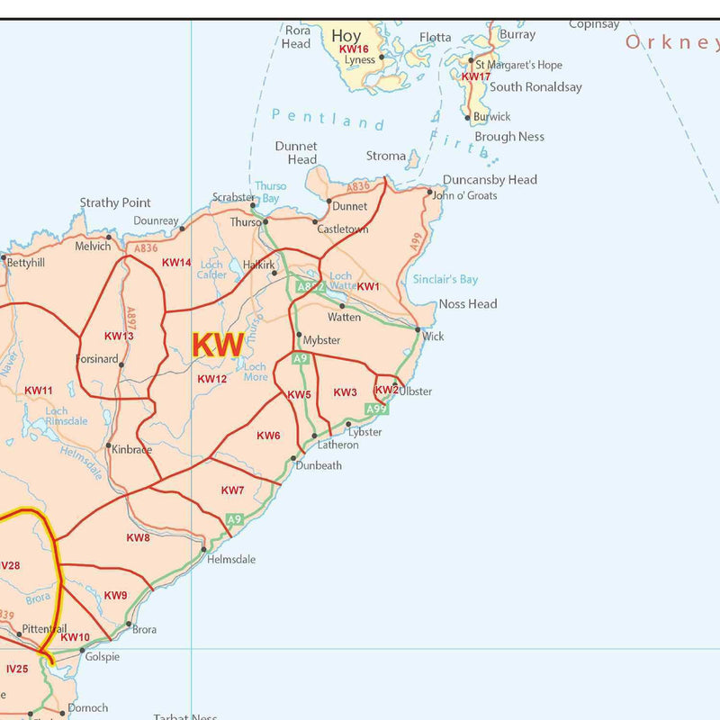 UK Postcode District Map – Map Logic