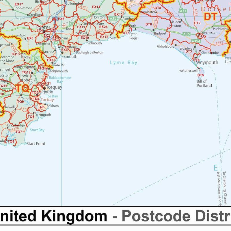 Postcode Locations Uk Map UK Postcode District Map – Map Logic