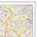 Top Right Corner of the Wales Postcode District Map