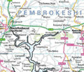 West Wales County Map Detail 1
