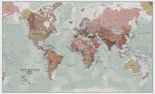 Executive Map of the World