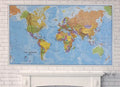 Wall mounted Huge World Wall Map (Political)