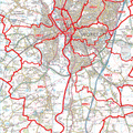 WR Postcode Map