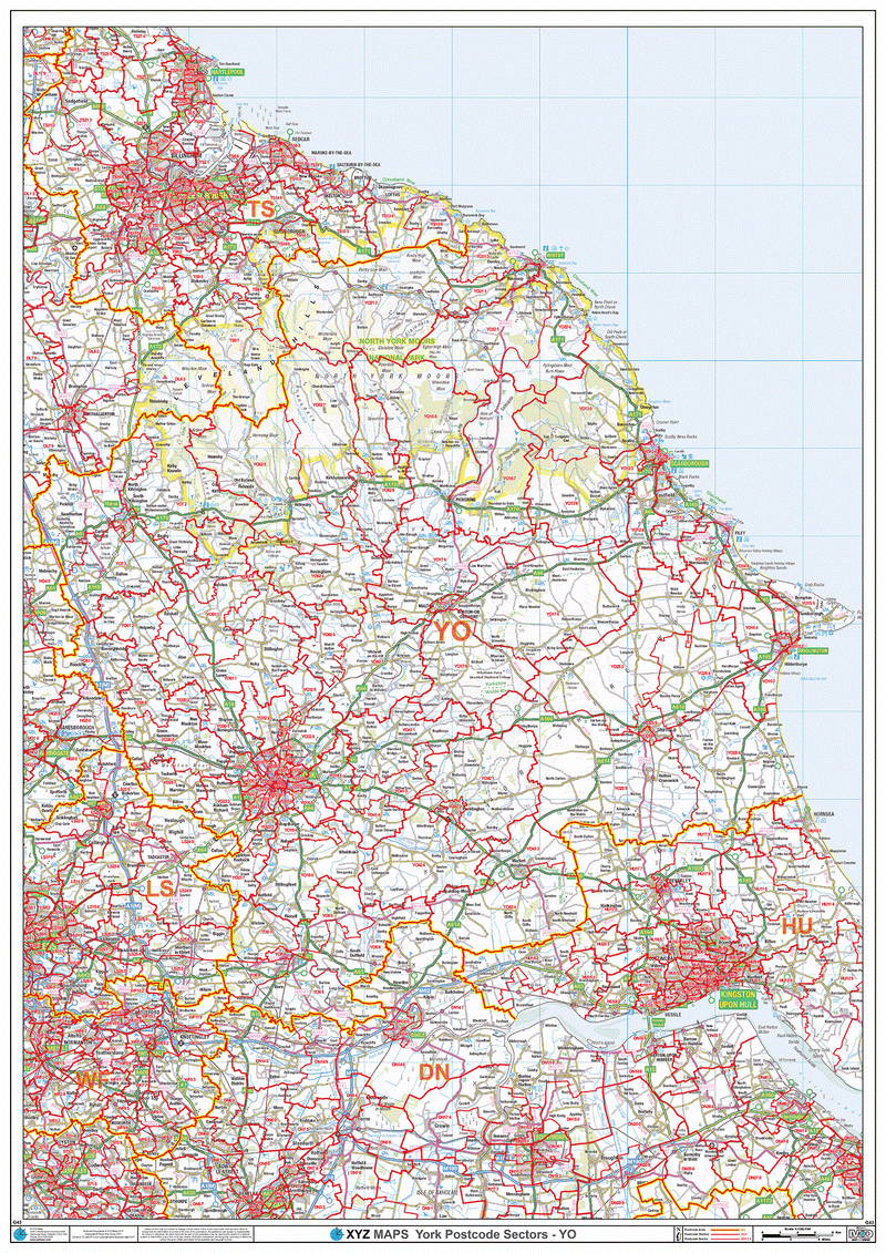 York Postcode Map